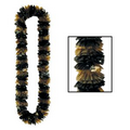 Soft Twist Black & Gold Poly Leis